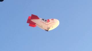 Geknickter Heißluftballon über Würzburg [upl. by Musihc]