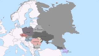 Topografie Landen en hoofdsteden van OostEuropa [upl. by Ecilegna]