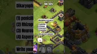 Dikaryophase is not seen inclashofclans neetpyq questions coc [upl. by Azilanna]