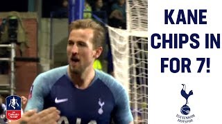 Harry Kane Chips the Goalkeeper for Spurs 7th  Tranmere 07 Tottenham  Emirates FA Cup 1819 [upl. by Brita]