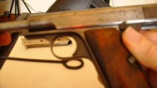 32 semiauto Rheinmetall Abt Sommerda German pocket pistolRare [upl. by Tseng]