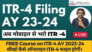 ITR 4 Filing Online 202324  How to File ITR 4 For AY 202324  Income Tax Return Filing ITR 4 [upl. by Ennaul]