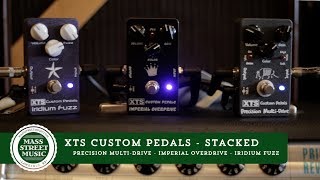 XTS Custom Pedals Demo Iridium Fuzz  Precision MultiDrive  Imperial Overdrive [upl. by Amlas137]