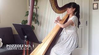 No 1 from Studi di media difficolta Pozzoli ABRSM Grade 3 Harp [upl. by Reg571]