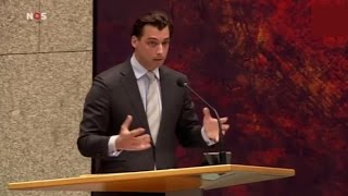 Thierry Baudet vs Tunahan Kuzu in Tweede Kamer [upl. by Monro]