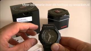 Casio GShock GA1501AER horloge review  handleiding [upl. by Ellac]