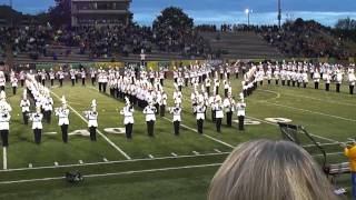 Midland High vs Dow High 2011  Dow High Marching Band Opening Ceremony [upl. by Allimak]