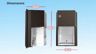 The Lithonia Lighting® TWS LED Mini Wall Pack [upl. by Merwin]