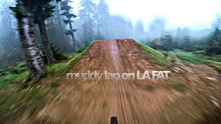 Lac Blanc Bikepark opening 2017  Muddy lap on LA FAT subtitled [upl. by Lauder651]