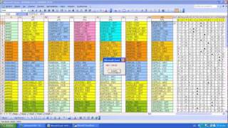 HORARIOS UTILIZANDO EXCEL PARTE 4 [upl. by Dolloff247]