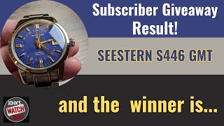 Seestern S446 GMT Giveaway Winner Announced [upl. by Mavis716]