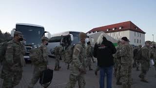 Germany US Soldiers Land in ANSBACH Germany [upl. by Saretta]