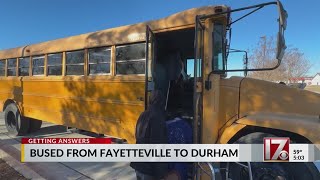 Bused from Fayetteville to Durham [upl. by Etteuqram]