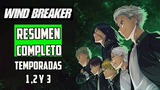 WIND BREAKER RESUMEN COMPLETO TEMPORADA 12 Y 3DESPUES DEL ANIME [upl. by Donaugh]