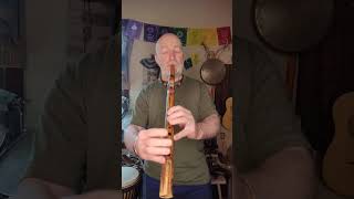 Ken Nothos plays a key of F minor sunflower stalk flute [upl. by Yokoyama]