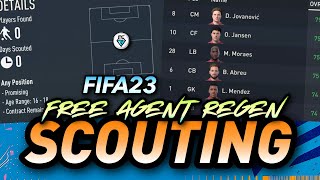 FIFA 23 FREE AGENT REGEN SCOUTING [upl. by Ahseeyt]