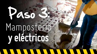 Proceso Constructivo aprenda sobre los procesos de mampostería y electricidad  Constructor [upl. by Ttik]