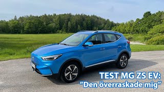 Test MG ZS EV 2022 Luxury  quotDen överraskade migquot [upl. by Zelikow]