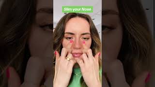 How to Slim Your Nose Without Surgery shorts [upl. by Torrin]