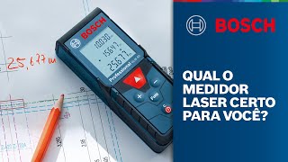 Qual o medidor laser Bosch mais indicado para você [upl. by Brockwell]