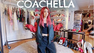 COACHELLA PREP 2024 outfits nails gym moving update amp more [upl. by Aibonez]