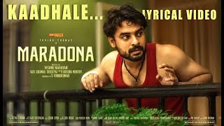 Maradona  Kaadhale Official Lyric Video  Tovino Thomas Sharanya  Vishnu Narayan  Sushin Shyam [upl. by Eniawed49]