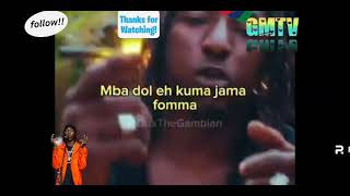 ST Gambian Dream  ASITALEH Official Lyrics Videostgambiadream asitaleh GambiaMusic2024 gambia [upl. by Anglim]