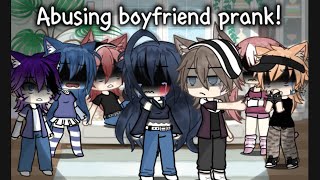 Abusing boyfriend prank glmm credits SlushWRLD gachalife ibispaintx plslikesubscribe [upl. by Ruelle]