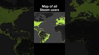 Map of all Steam users [upl. by Ottinger]