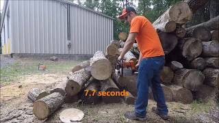 660 clone farmertec vs Stihl 660 [upl. by Ahsaenat]