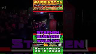 The Bullet Stephen Bunting Warrington Walk on Shorts shortsvideo darts [upl. by Raffin]