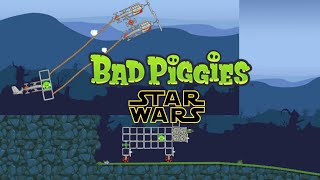 Bad Piggies Star Wars  Pod Racer amp ATAT Walker [upl. by Ttsepmet114]