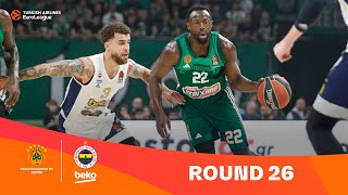 Panathinaikos  Fenerbahce  Round 26 Highlights  202324 Turkish Airlines EuroLeague [upl. by Skelly698]