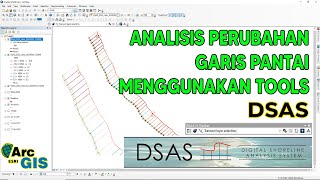 Analisis Perubahan Garis Pantai Menggunakan DSAS [upl. by Attirehs754]