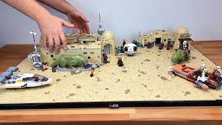 TIMELAPSE Mos Eisley Cantina but UPGRADED  LEGO Star Wars MOC Speed Build [upl. by Sucramad]