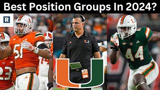 Miami Hurricanes Best Position Groups  Miami Hurricanes Football 2024 [upl. by Olyhs679]