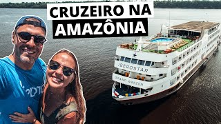 COMO É UM CRUZEIRO ALL INCLUSIVE NA AMAZÔNIA   Iberostar Grand Amazon [upl. by Nagol]