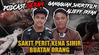 KISAH SERAM AITEAM  KENA SIHIR MUNTAH JARUM RAKAMAN KEJADIAN DIGANGGU SHOOTING SHORTFILM [upl. by Adiahs]