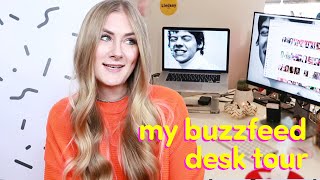 My BuzzFeed Desk Tour [upl. by Retsehc]