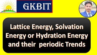 Lattice and Hydration Energy  Solubility of ionic compound  JEENEET  in Hindi [upl. by Ciro]