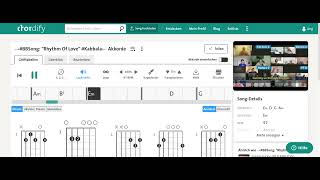 →BBSong Titel quotRhythm Of Lovequot Lernvideo Akkorde Lyrics Melody Chords Kabbalaquot← [upl. by Alleciram]