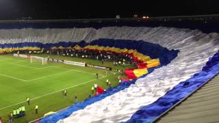 la bandera mas grande del mundo Millonarios vs Corinthians 3 de abril [upl. by Nevetse]