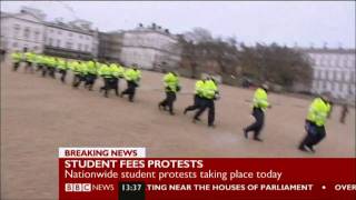 Police vs protesters Benny Hill style [upl. by Fridlund]