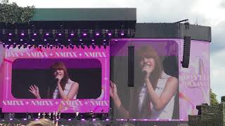 240714  NMIXX 엔믹스  Cover Medley good 4 u Dont Stop Me Now Dont Look Back In Anger London BST [upl. by Shaia898]