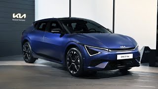 2025 Kia EV6 First look  Updated styling and a bigger 84 kWh battery with improved efficiency [upl. by Nimajaneb]