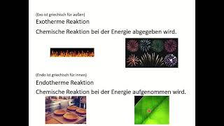 Energie bei chemischen Reaktionen [upl. by Tillfourd]