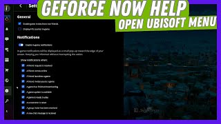 How to Open the Ubisoft Menu on GeForce Now  PC amp Mac Guide 2024 [upl. by Enila486]