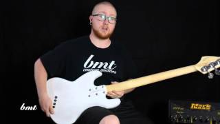 bmt DS4 MS Fanned Fret Bass Demo [upl. by Sharona737]