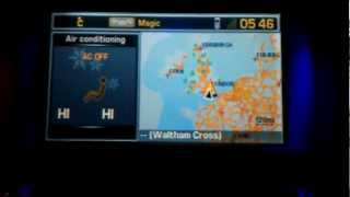 Peugeot Citroen RT3 Navteq Multimedia satnav unit short demo [upl. by Ambrogino230]