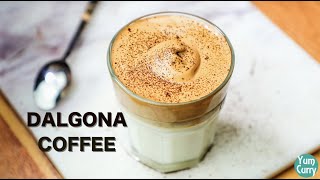 Dalgona Coffee Recipe  How To Make Dalgona Coffee [upl. by Alleuqram]